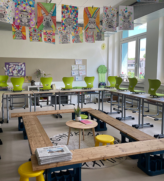 Klassenraum der PETRIschule